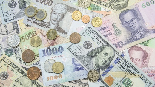 rupiah dan mata uang asing